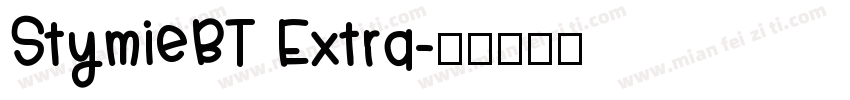 StymieBT Extra字体转换